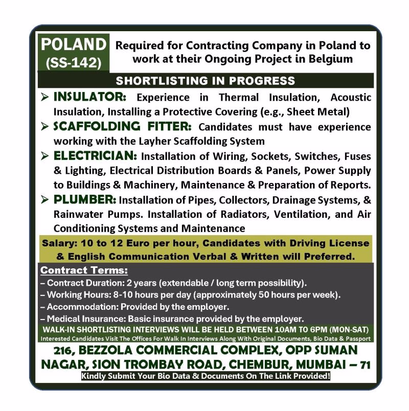 Poland Job Vacancy